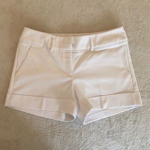 New York and Company 7th Avenue White Shorts